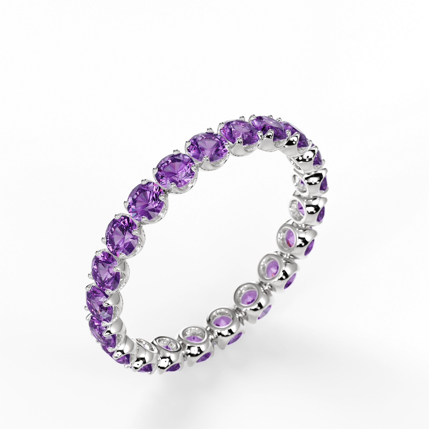 Memoirering violetter Saphir